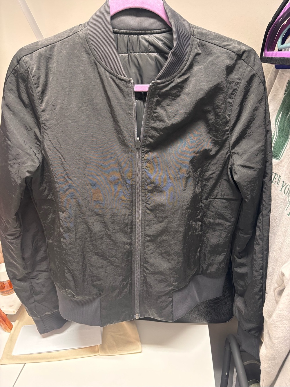 Lululemon Reversible Women’s Lightweight Bomber Jacket - Black